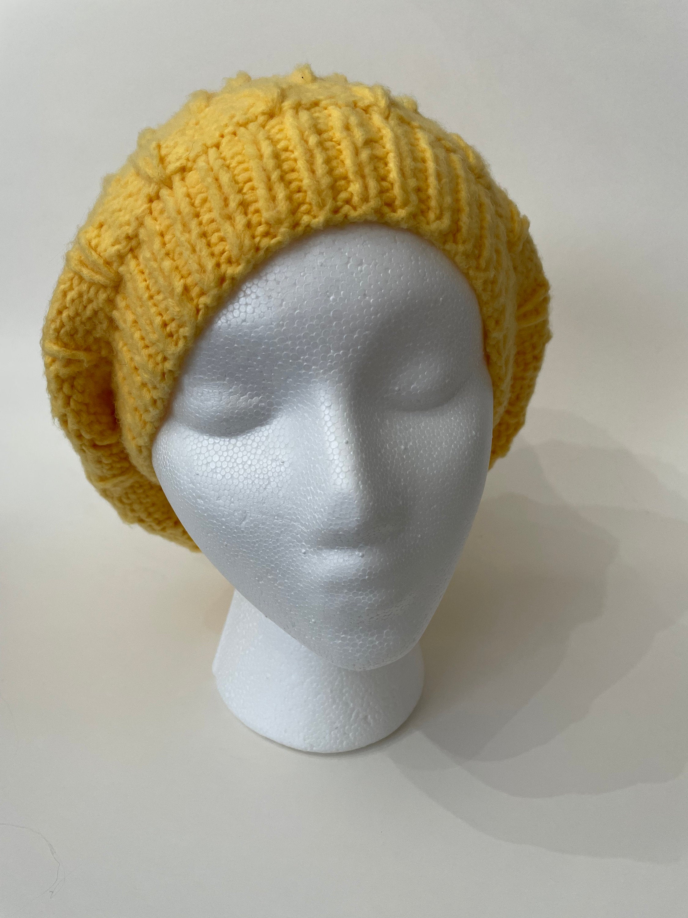 Handmade Knitted Hat - Lines