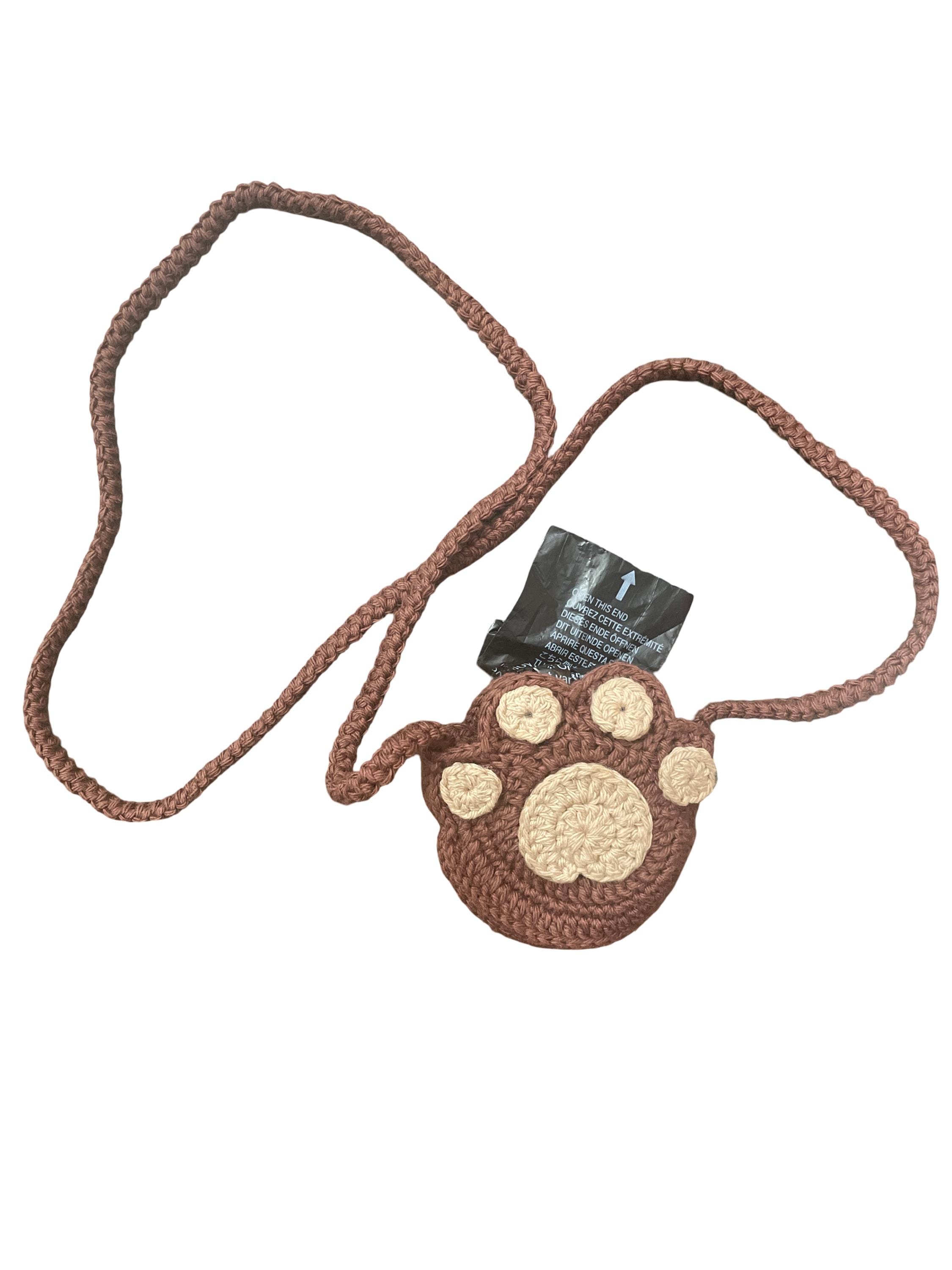 Crochet Pawprint bag