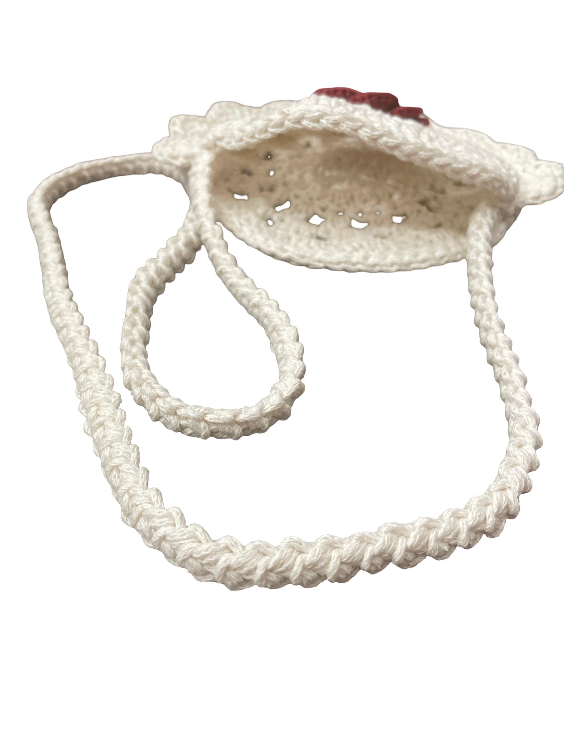 Handmade Floral Round Bag