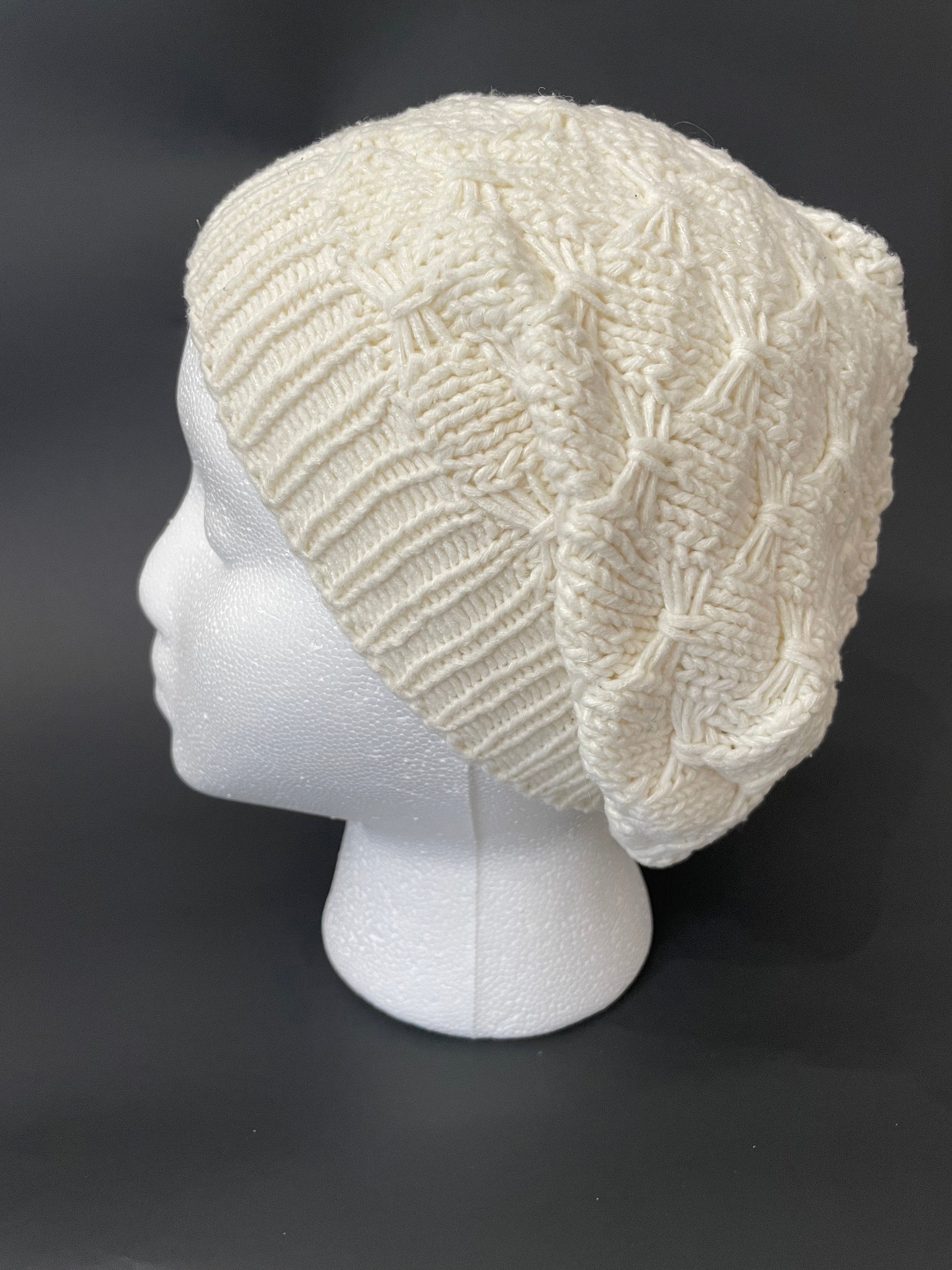 Handmade Knit Slouchy Hat - Bows & Boxes