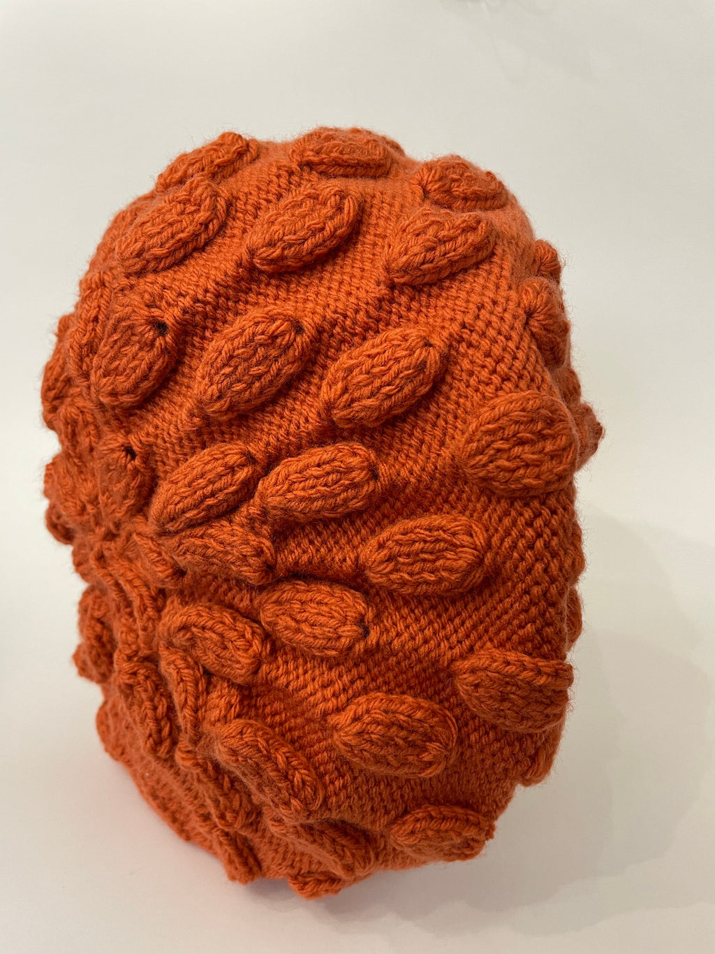 Handmade Knitted Hat - Leaf