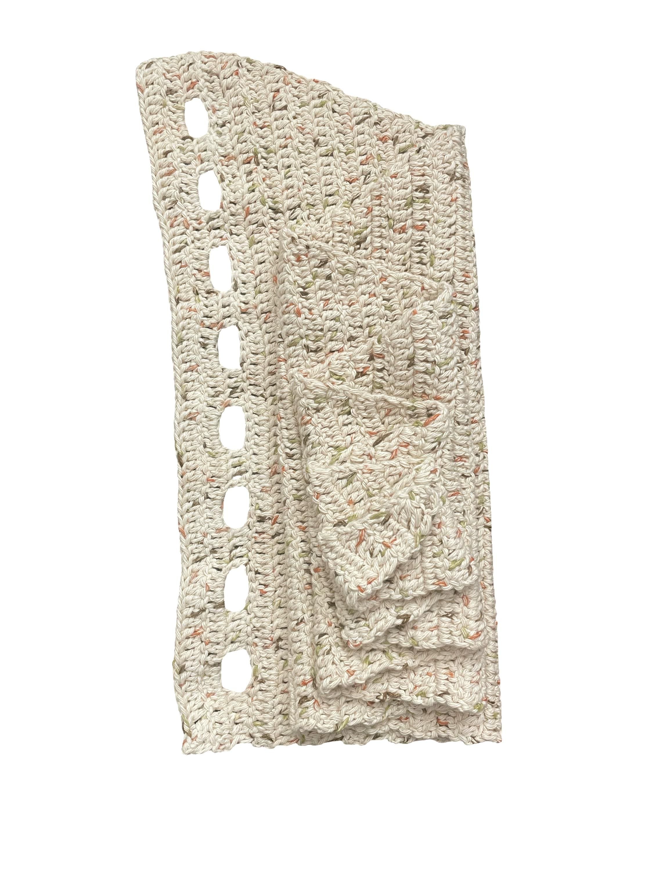 Handmade Crochet Scarf - Looped