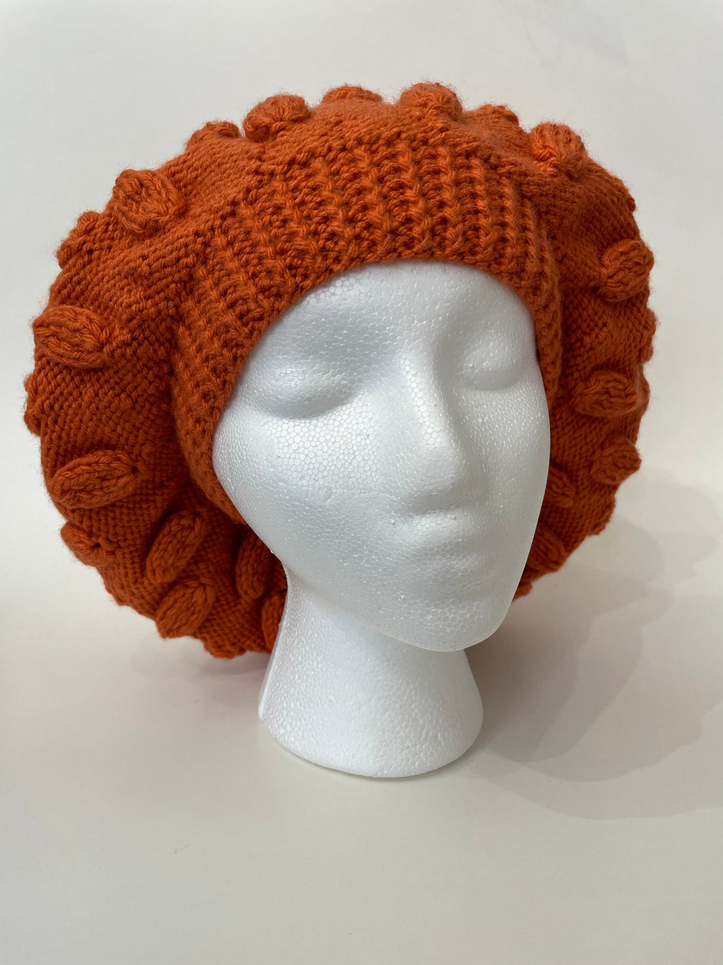 Handmade Knitted Hat - Leaf