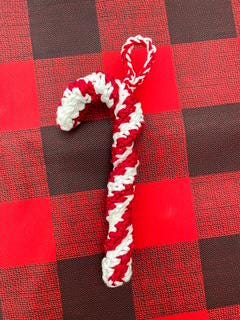 Crochet Candy Cane II Ornament