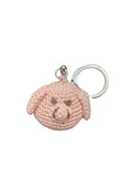 Handmade Crochet Bag Charm/ Keychain - Piglet