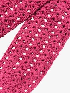 Handmade Crochet Scarf - Triangular