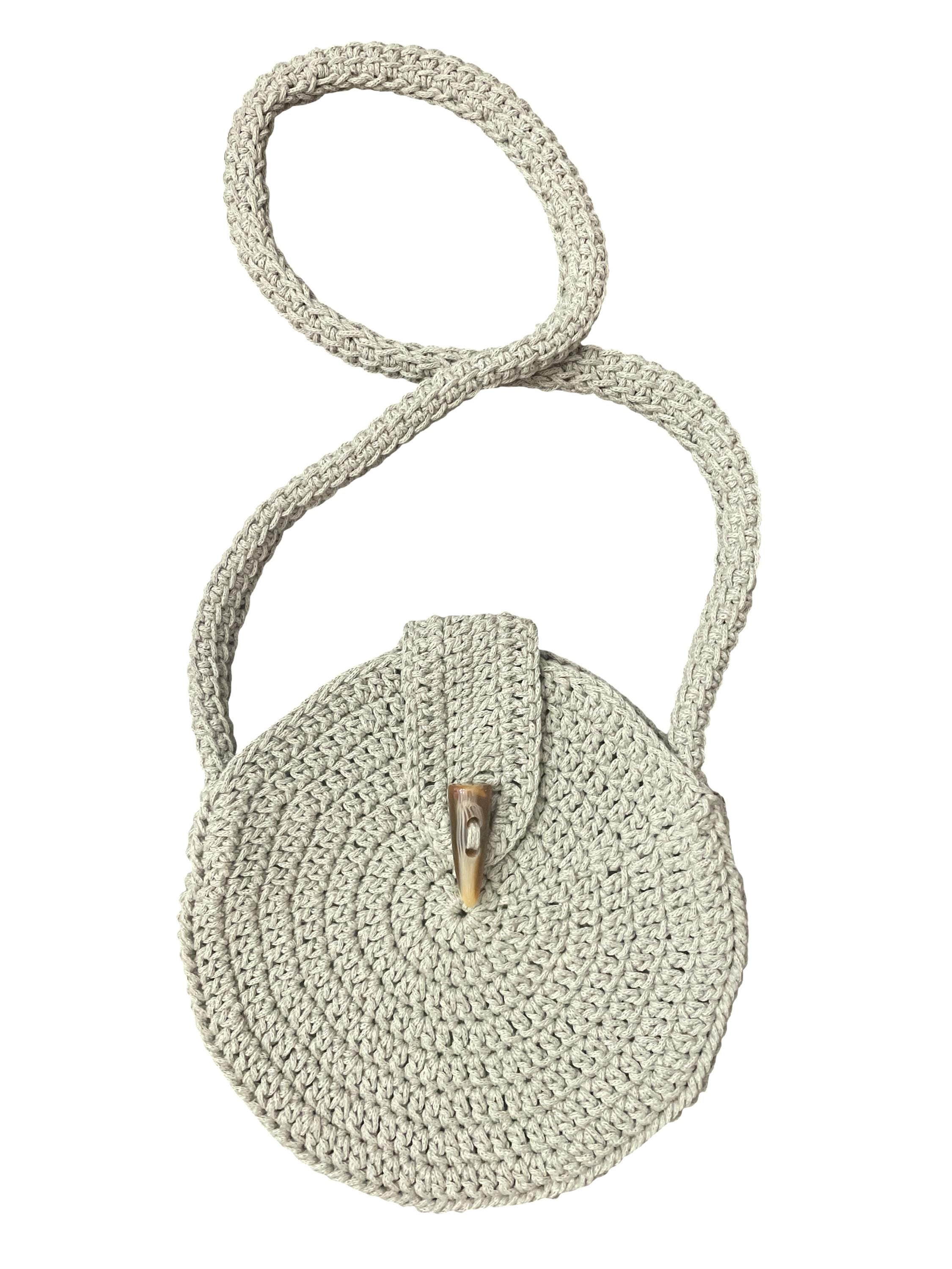 Handmade Round Crossbody Bag