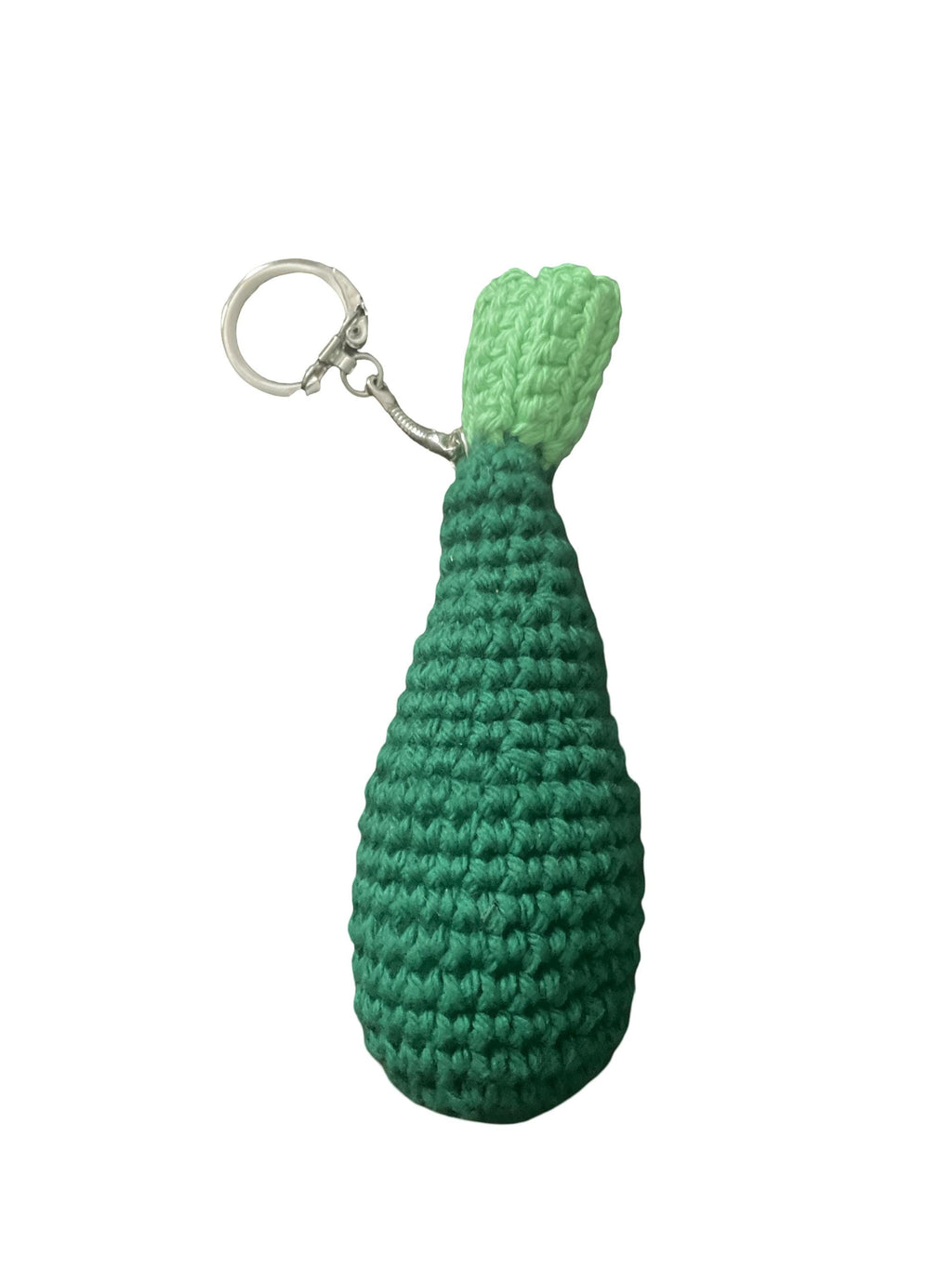 Handmade Crochet Zucchini Bag charm/ Keychain
