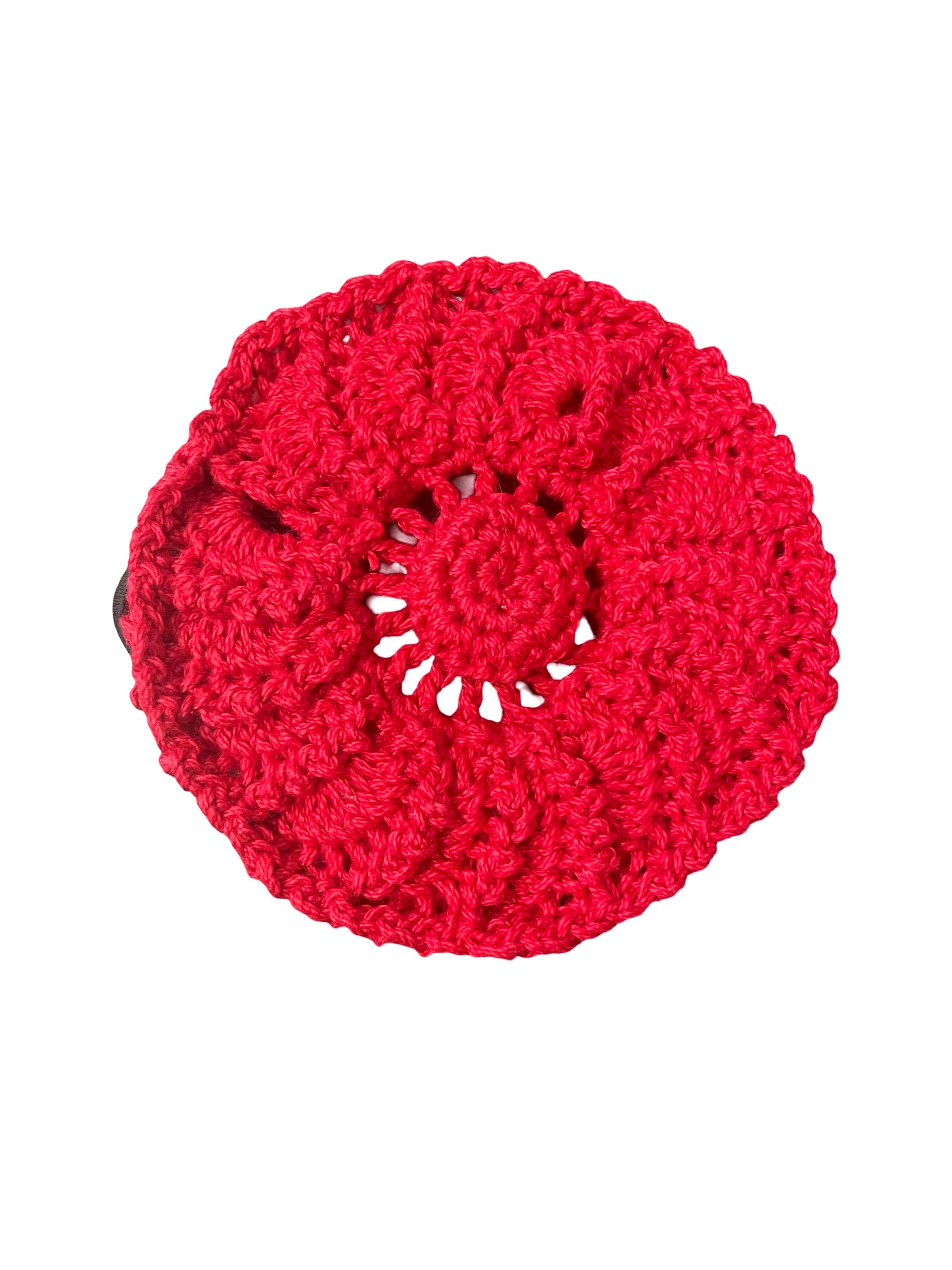 Crochet Hair tie - Floral III
