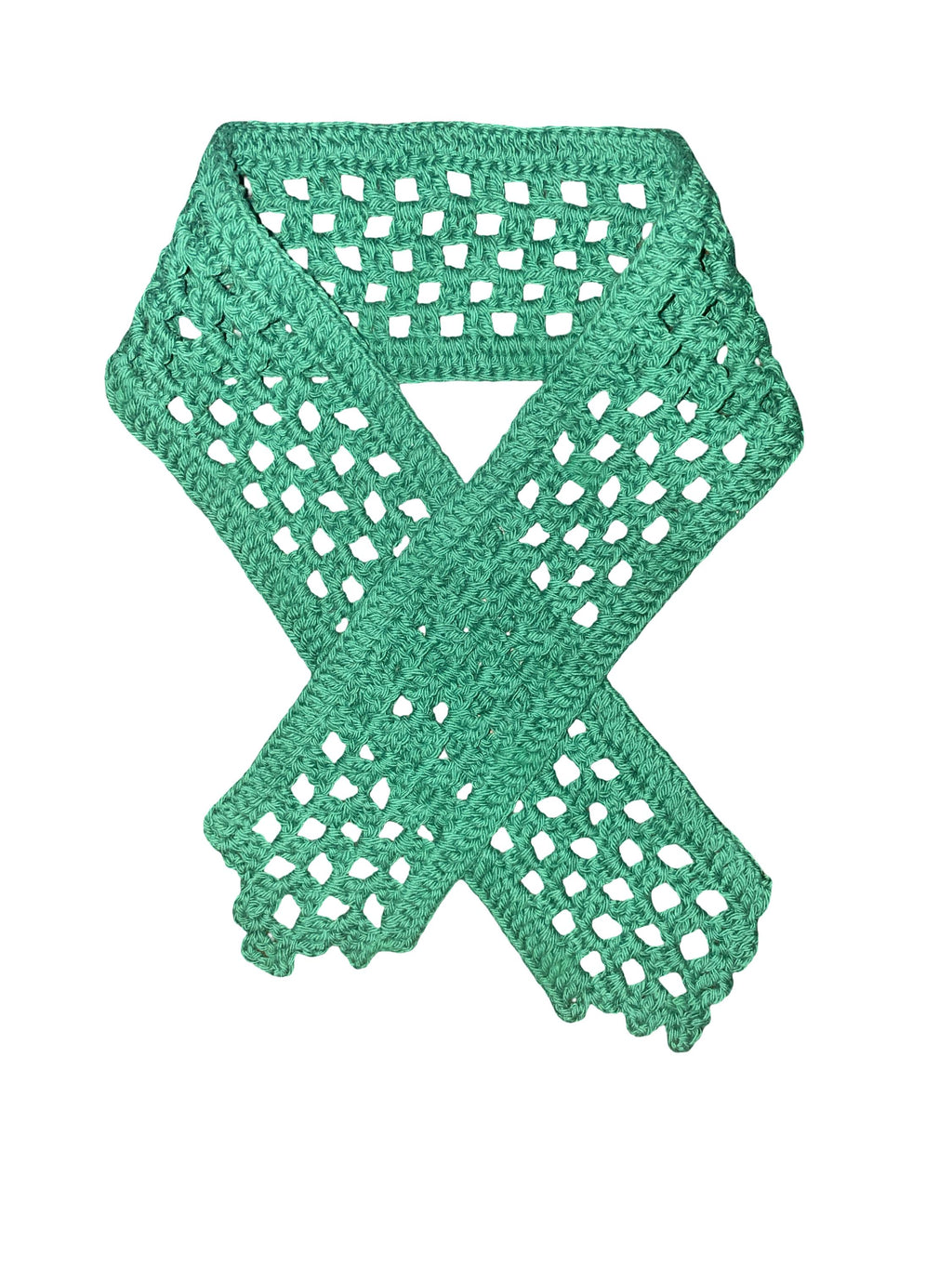 Handmade Crochet Scarf - Skyscraper