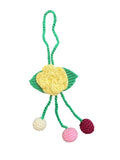 Crochet Bag charm - Flower II