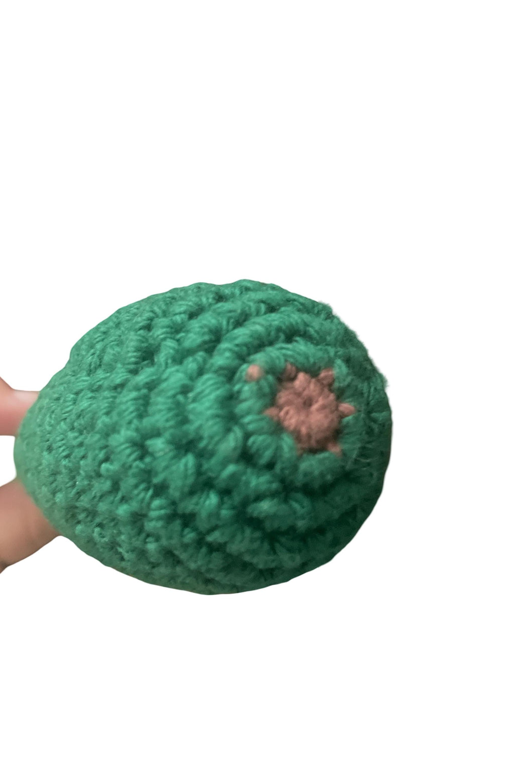 Handmade Crochet Zucchini Bag charm/ Keychain