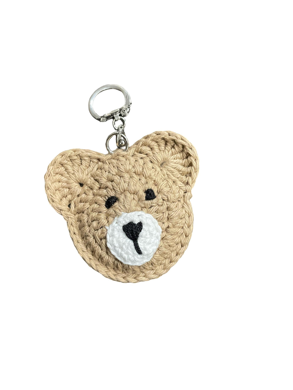 Handmade Crocheted Bag Charm/ Keychain - Brown Bear