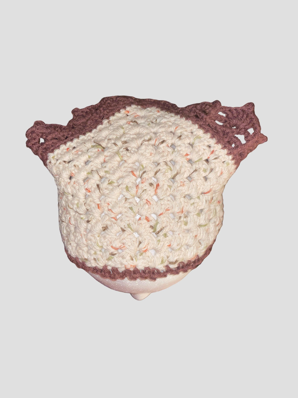 Crochet Bandana - Neutral Multi-colored