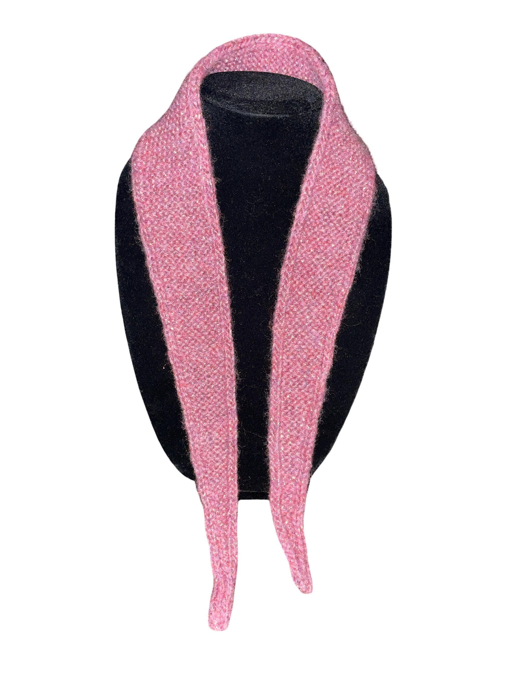Handmade Sparkly Sophie Scarf - pink with silver