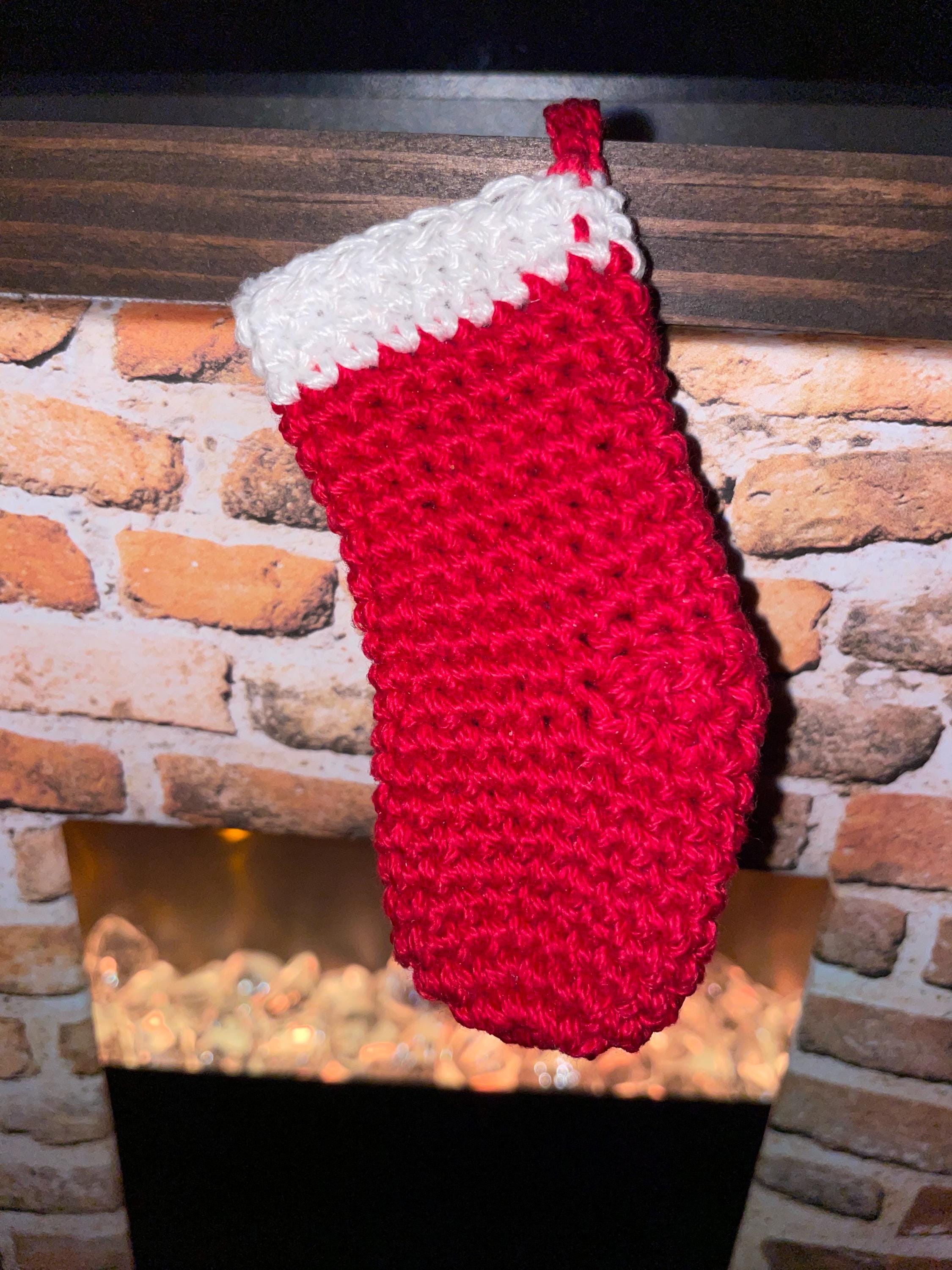 Stocking I Crochet bag charm/ Keychain