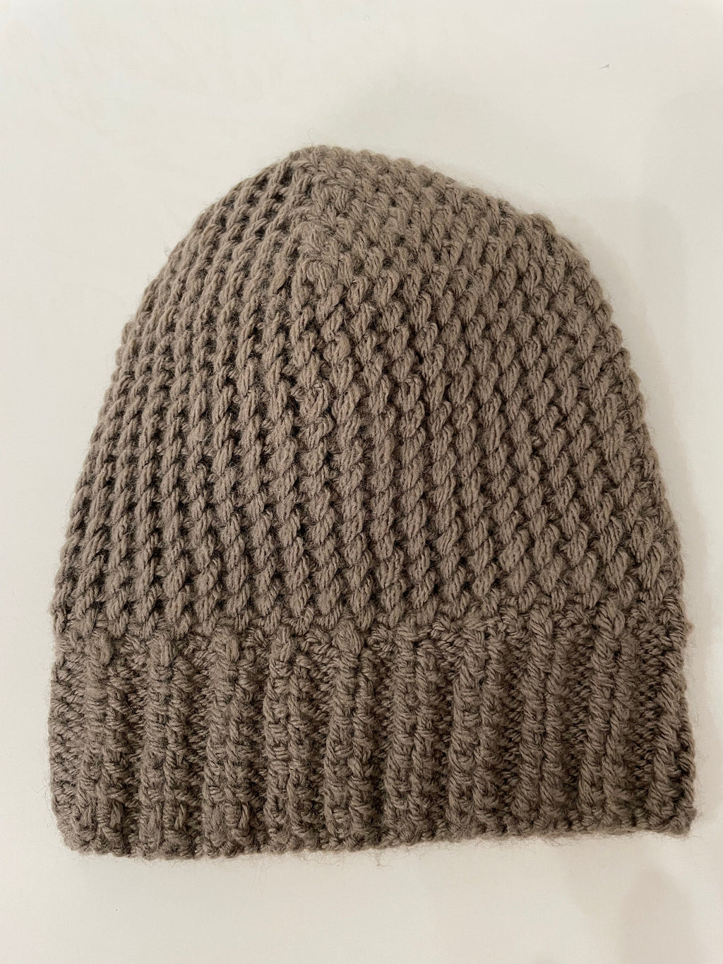 Handmade Knitted Hat - Slouched Beanie