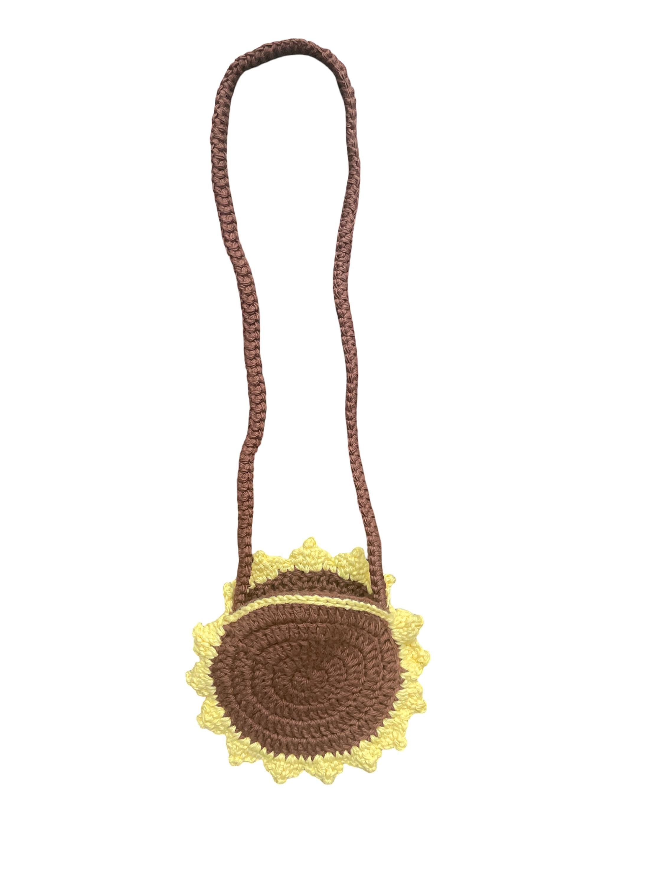 Crochet Sunflower bag
