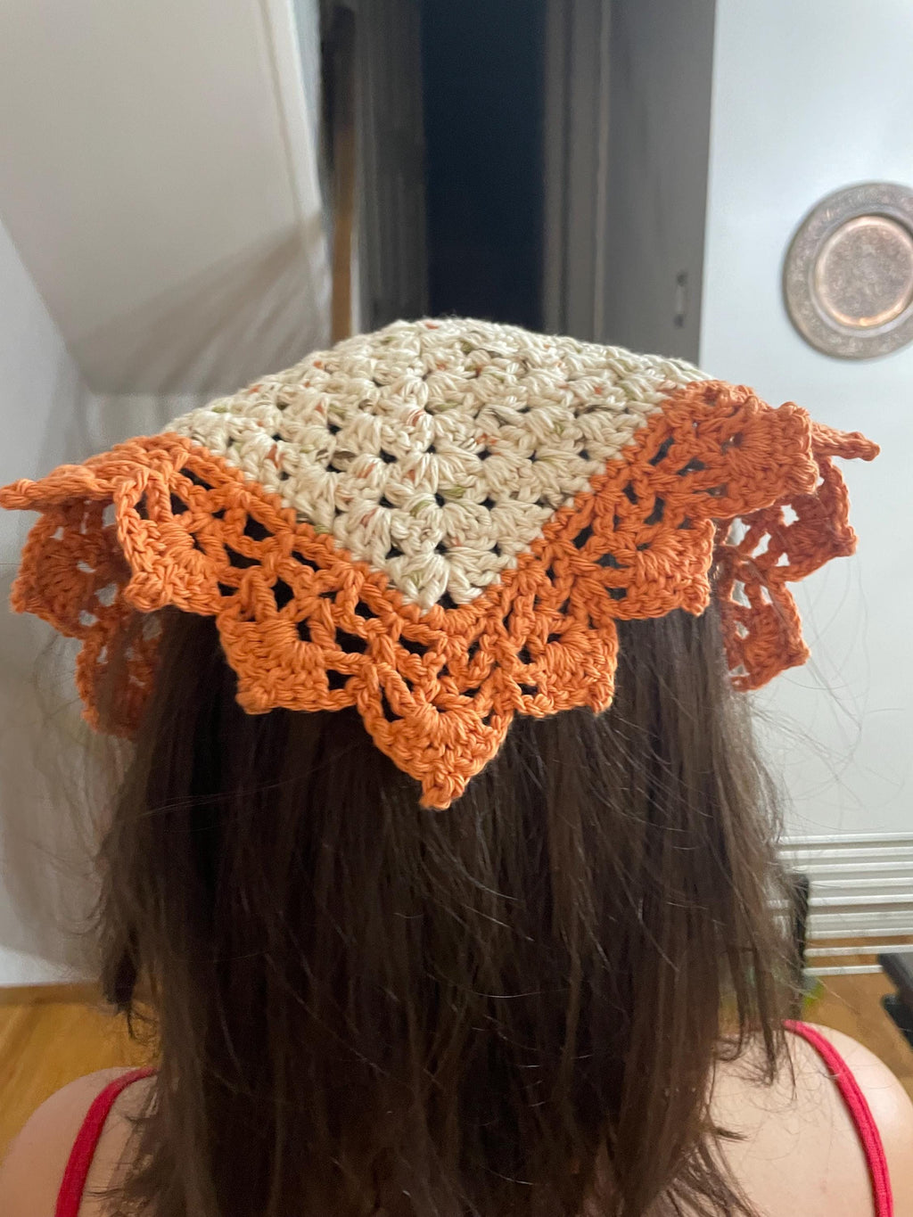 Crochet Bandana - Neutral Multi-colored