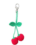 Crochet Cherries Bag Charm/ Keychain