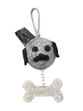 Crochet Dog + Bone Mini Bag