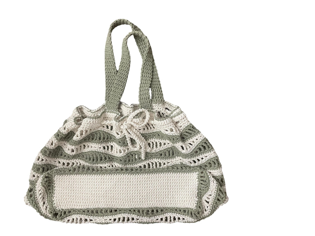 Crochet Drawstring Shoulder bag - Large