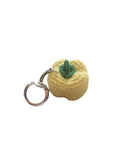 Handmade Crochet Yellow Bell Pepper Bag charm/ Keychain