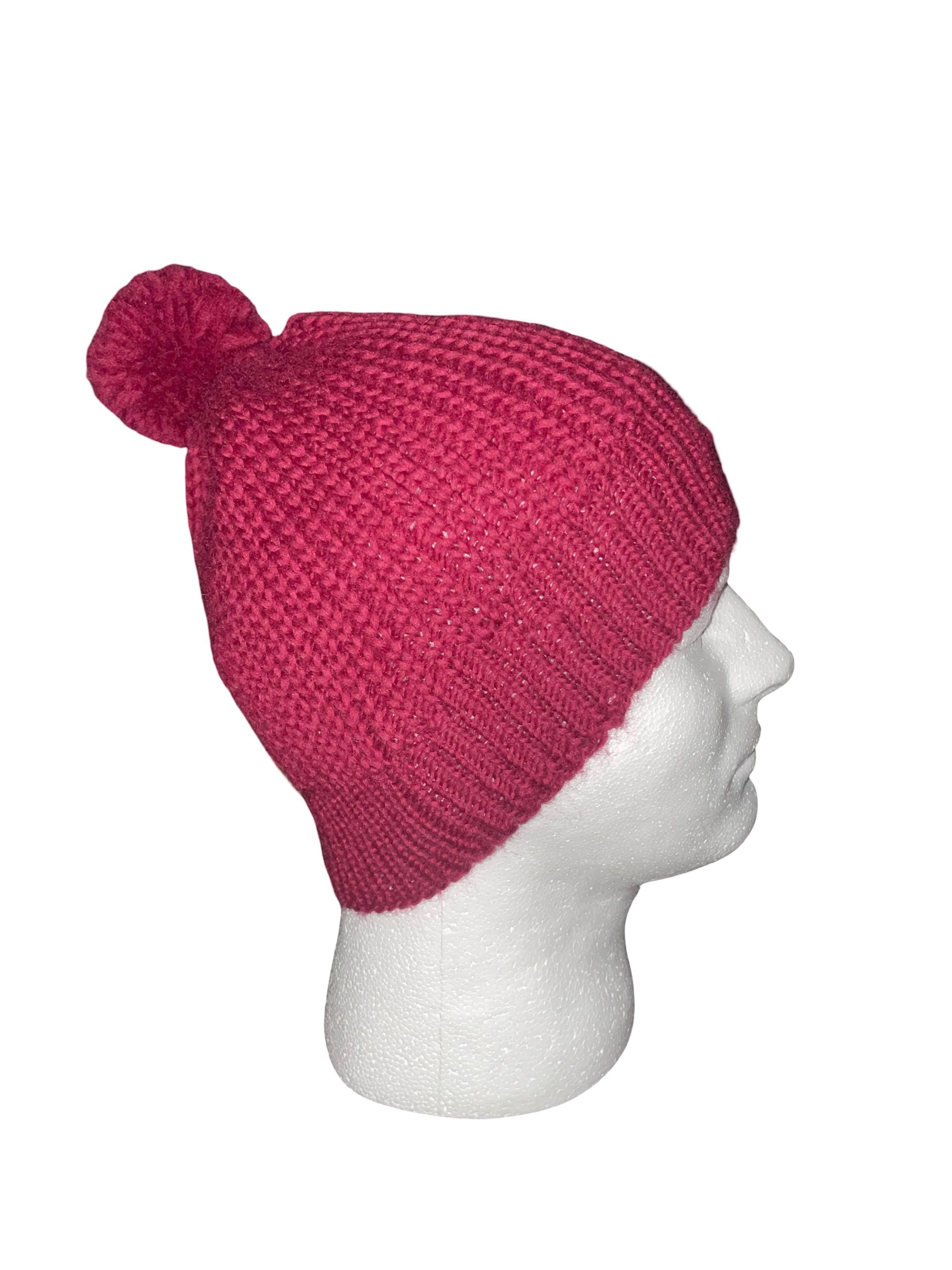 Wool Beanie with Pom Pom