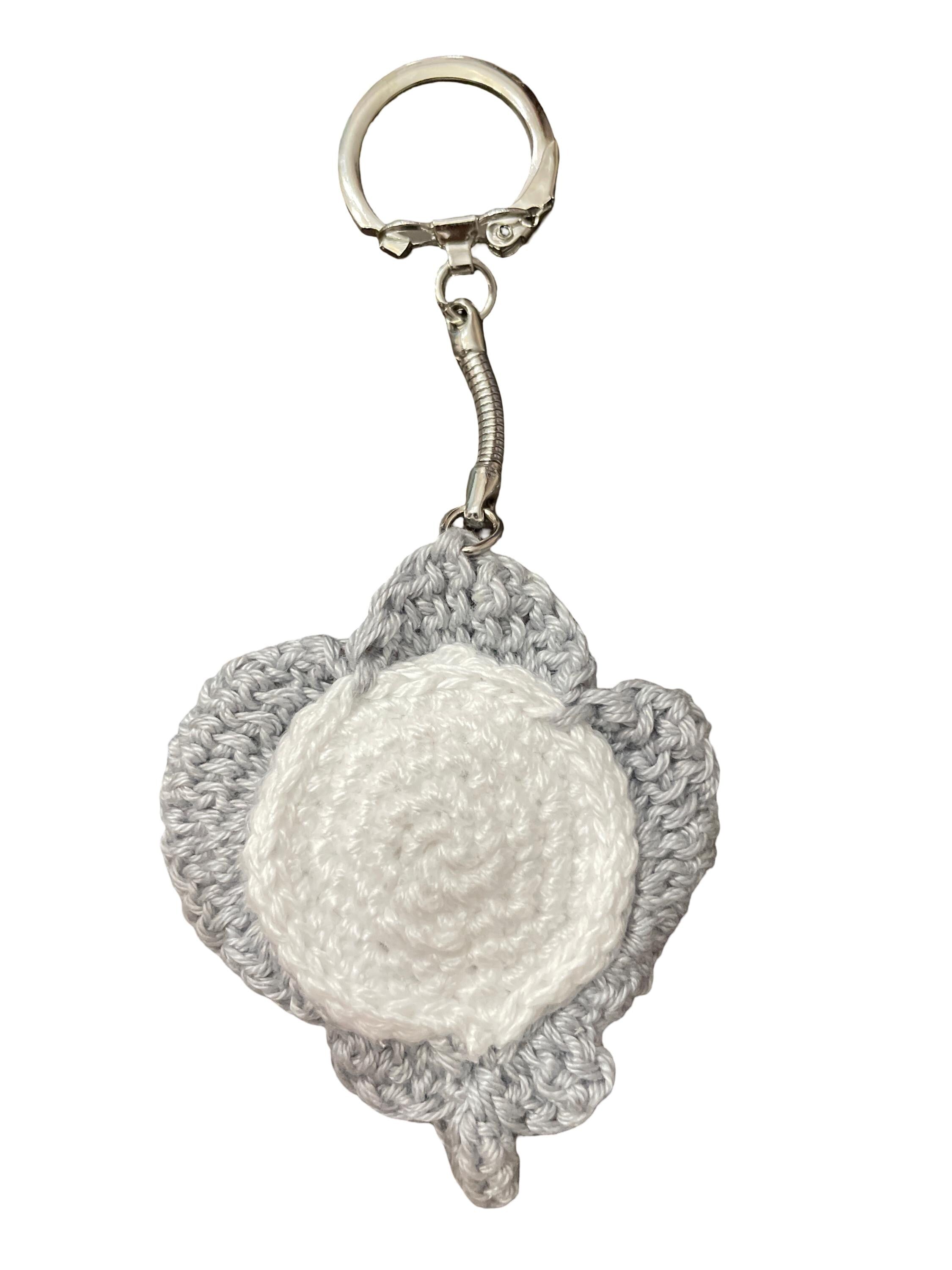 Crochet Bag Charm/ Keychain - Stingray I