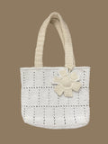 Crochet Daisy Tote bag