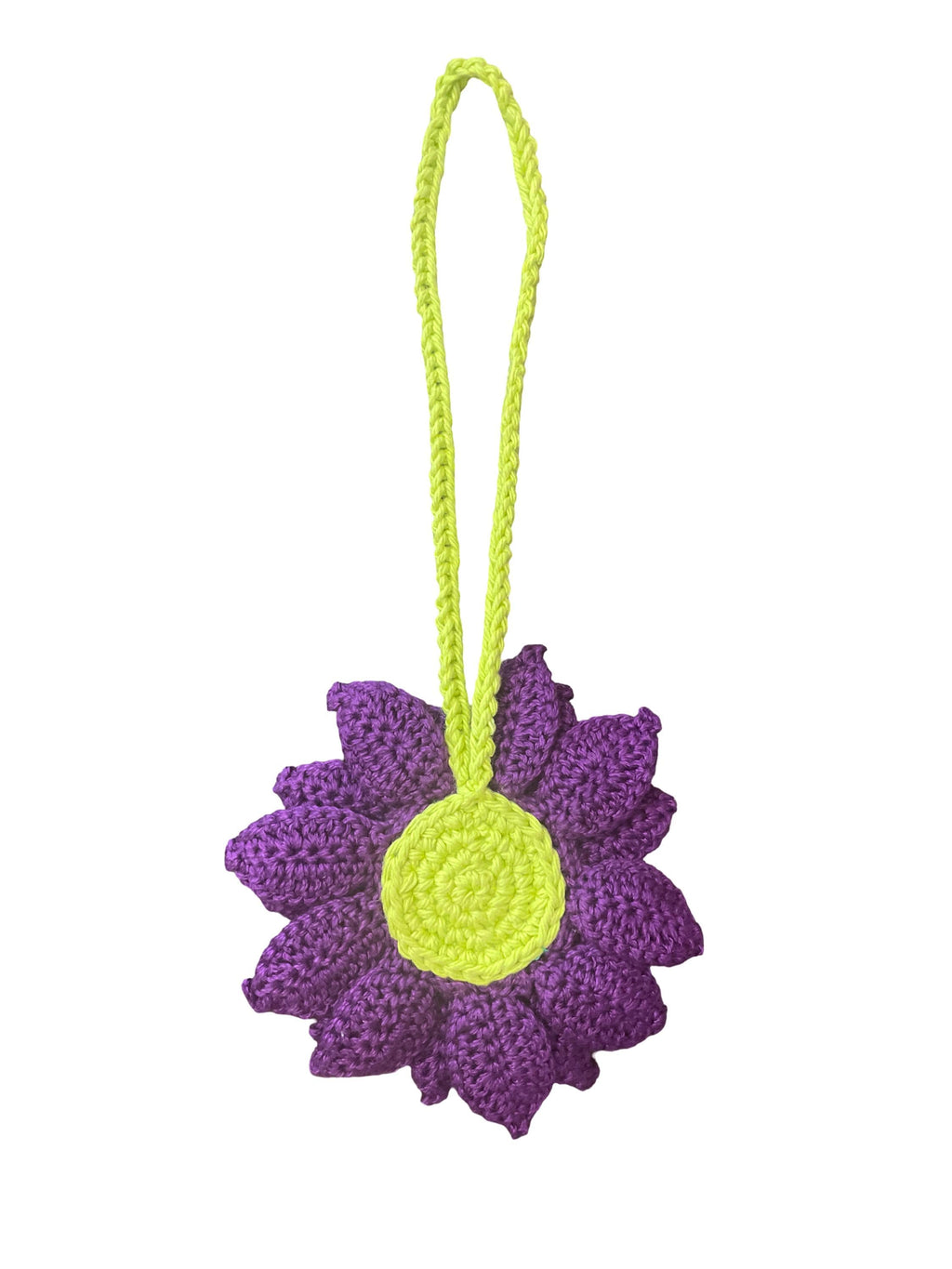 Crochet Bag charm - Flower III