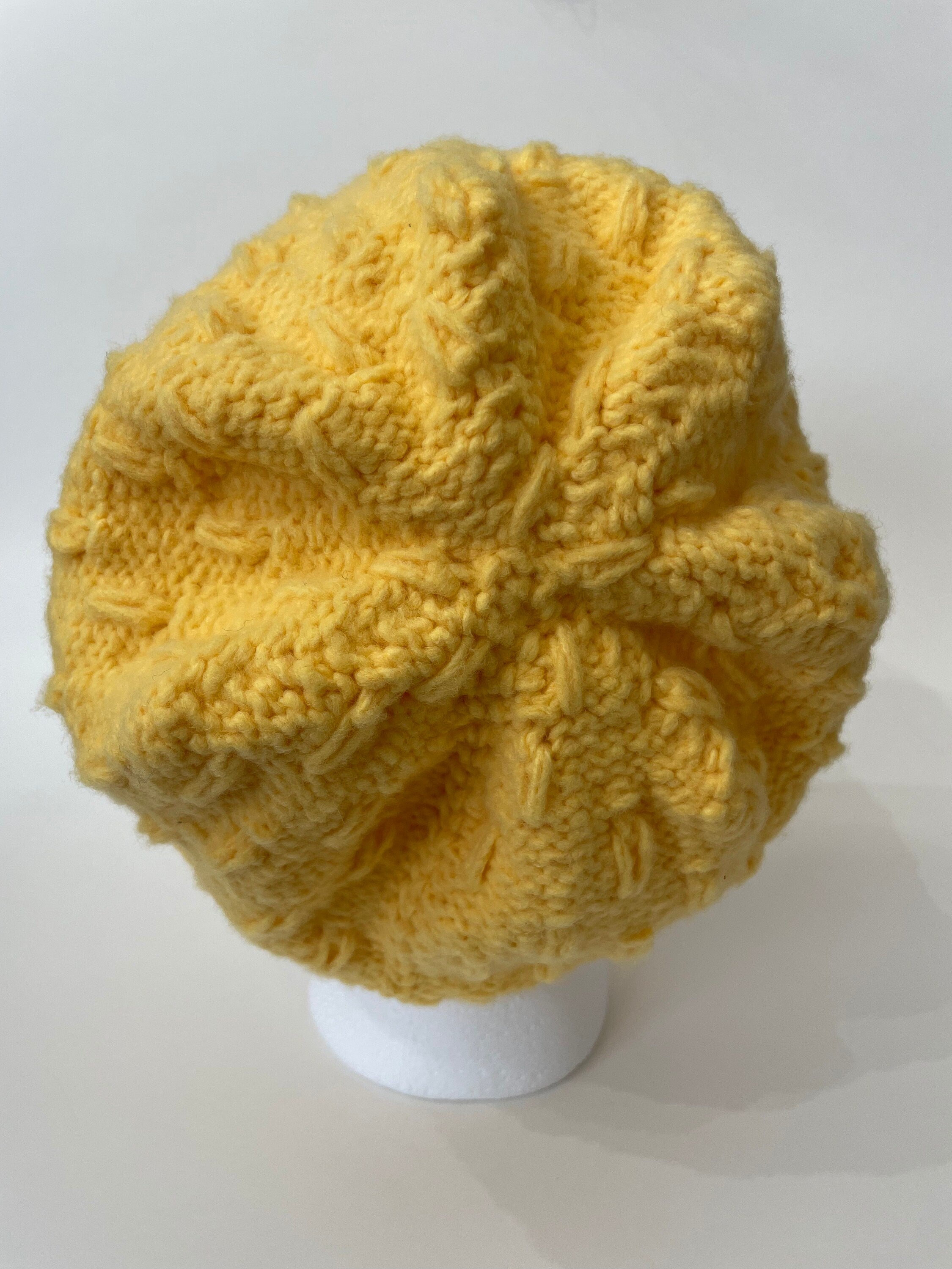 Handmade Knitted Hat - Lines