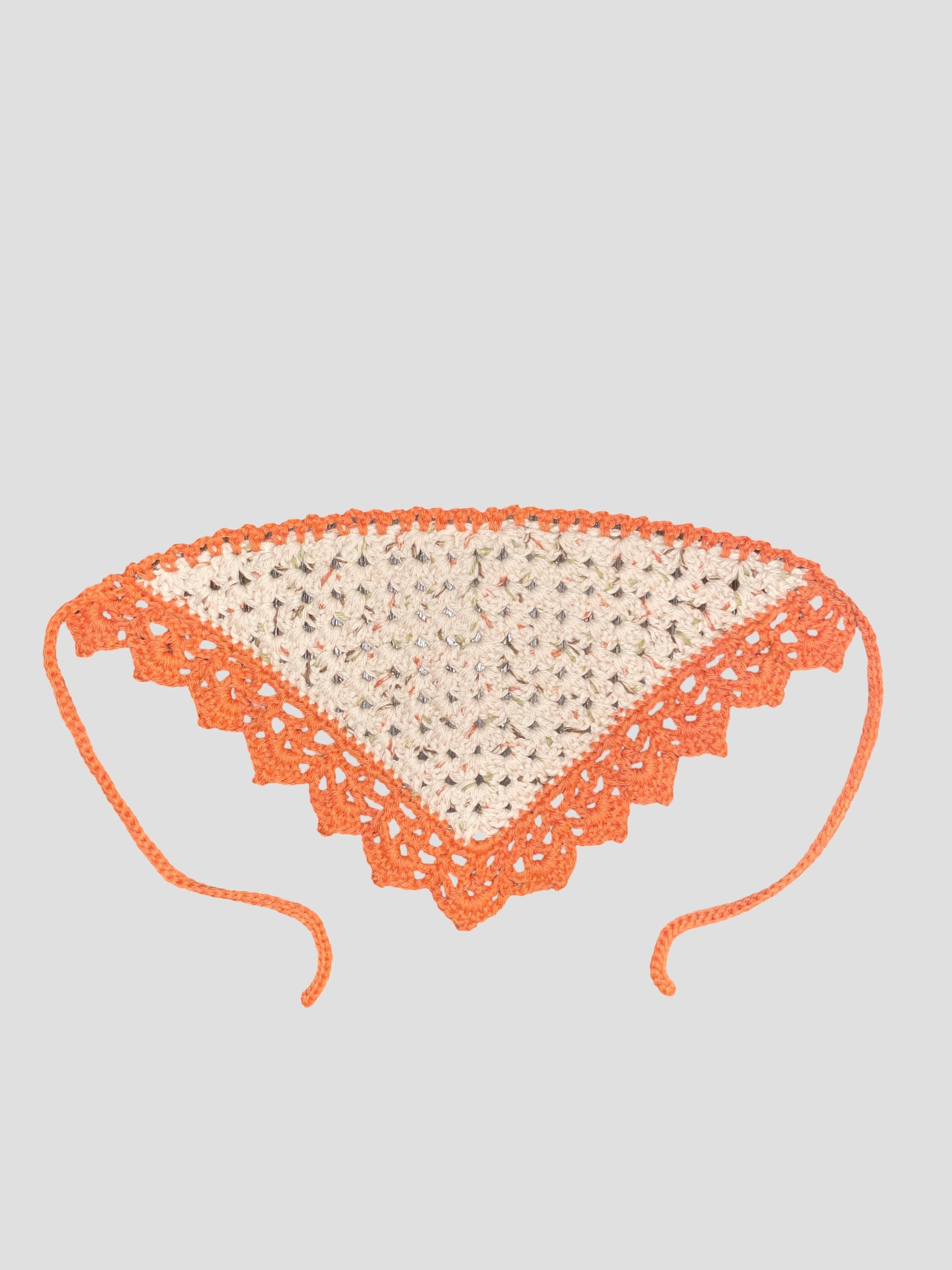 Crochet Bandana - Neutral Multi-colored