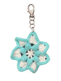 Crochet Bag Charm/ Keychain - Starflower