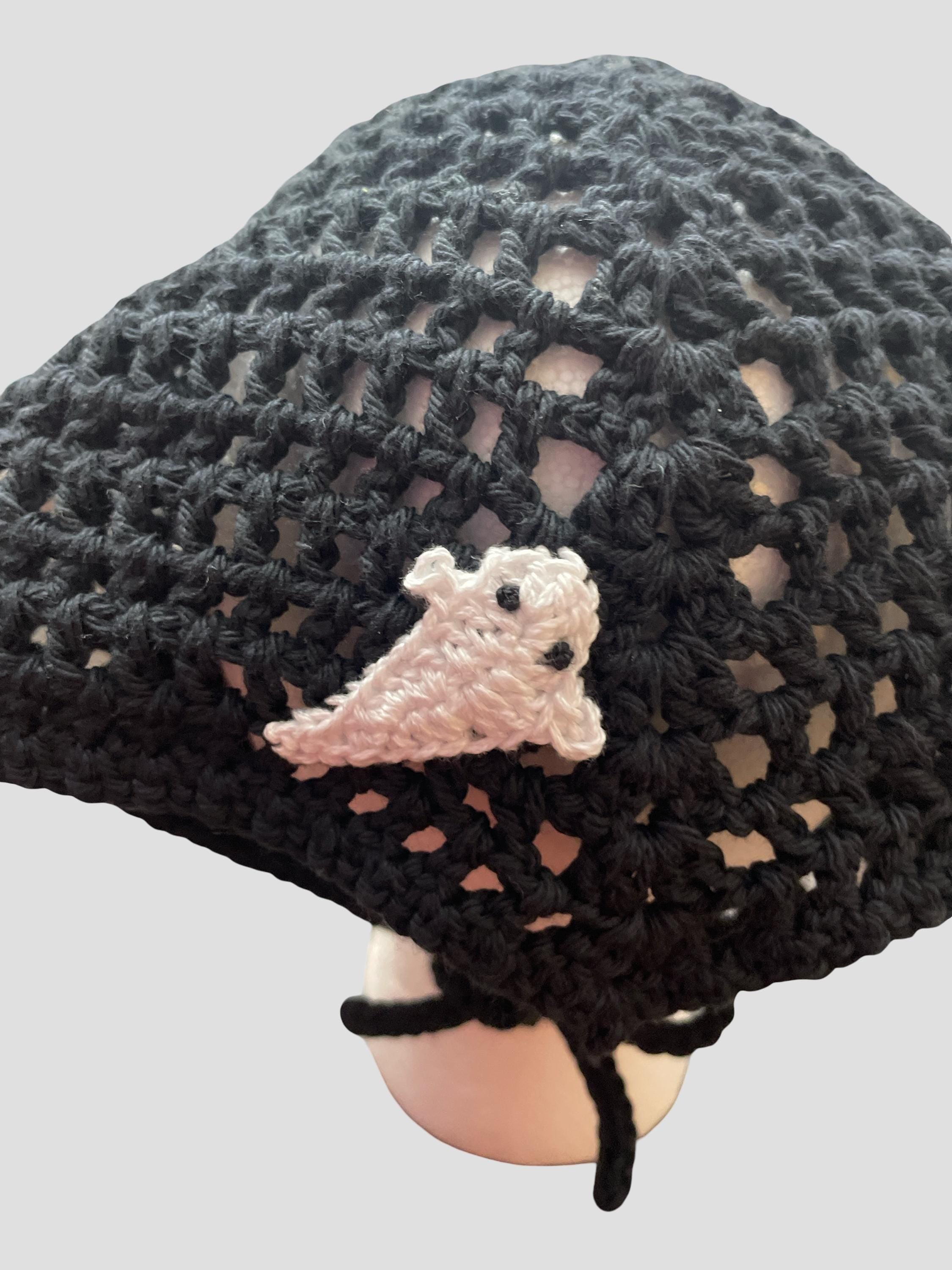 Handmade Crochet Bandana - Ghost