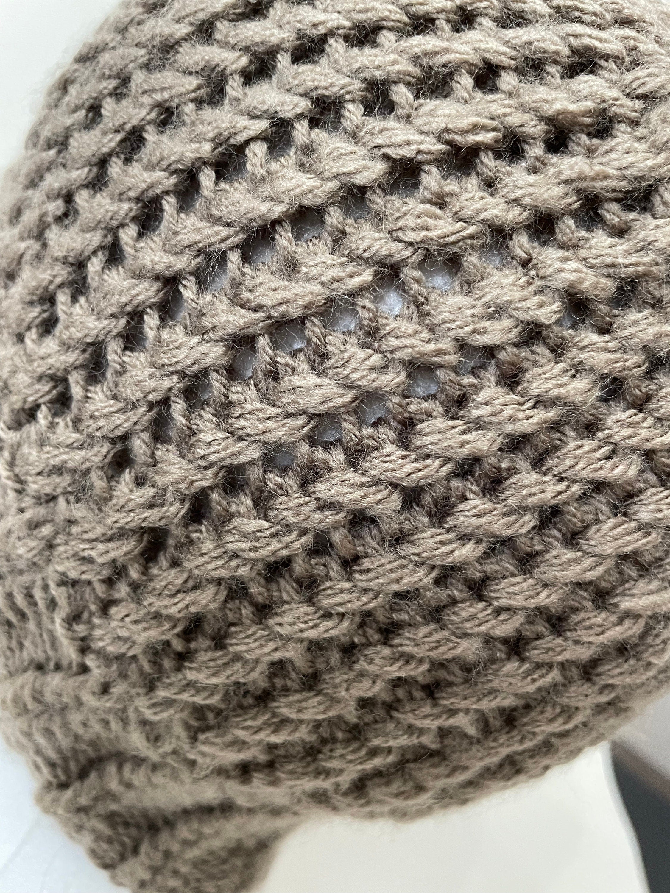 Handmade Knitted Hat - Slouched Beanie