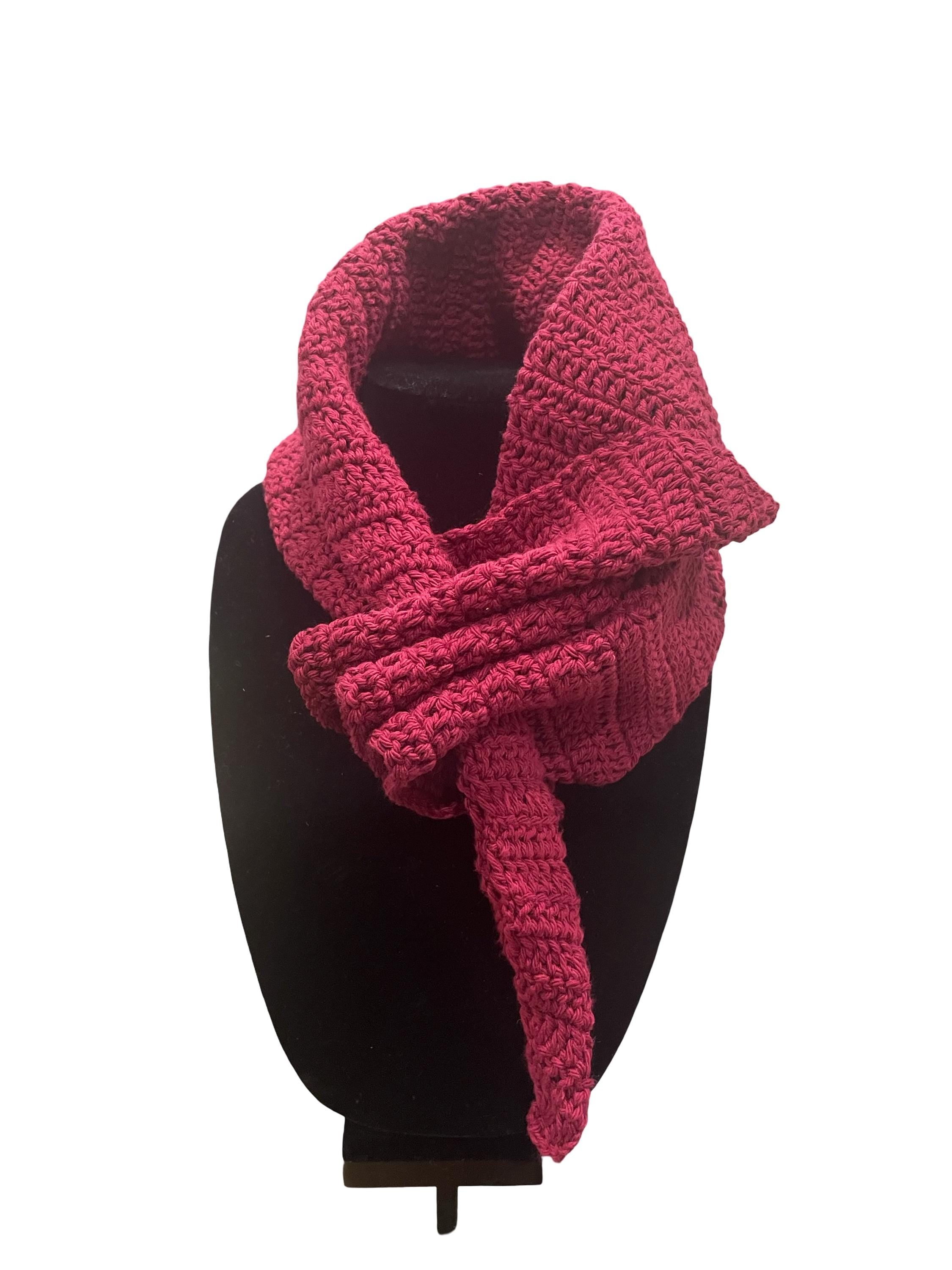 Handmade Crochet Scarf - Looped